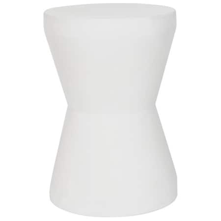 Safavieh Torre Concrete Accent Table- Ivory - 17.3 x 12.2 x 12.2 in. VNN1001B